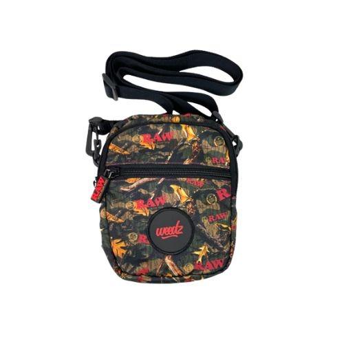 SHOULDER BAG RAW BRAZIL WEEDZ LOGOS CAMUFLADO