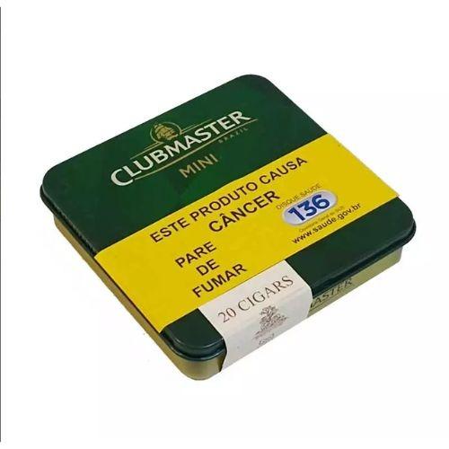 CIGARRILHA CLUB MASTER VERDE SUPERIOR LATA C/ 20 *