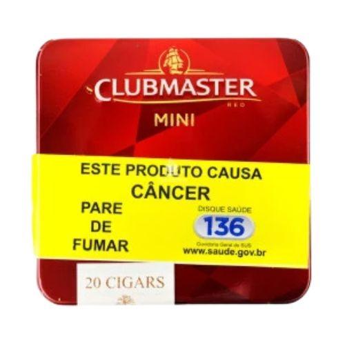 CIGARRILHA CLUB MASTER MINI VERMELHO LATA C/ 20 *