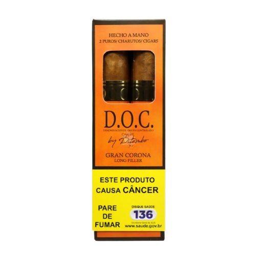 CHARUTO D.O.C GRAN CORONA PETACA CX/2