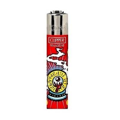 ISQUEIRO CLIPPER MAXXI HAUNTED C/ 12 REF. CP11R BL12