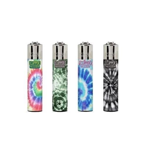 ISQUEIRO CLIPPER MAXXI NEW TIE DYE C/ 12 REF. CP11R BL12