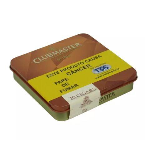 CIGARRILHA CLUB MASTER MINI BROWM C/ 20 *