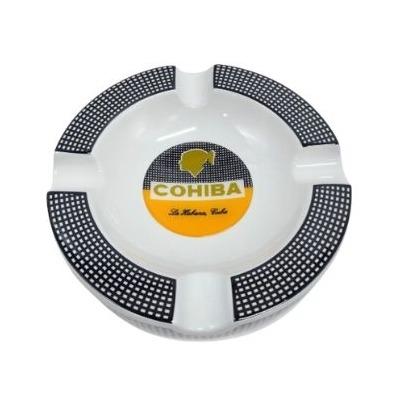 CINZEIRO PARA CHARUTO COHIBA PORCELANA REDONDO P/ 4 REF. P920