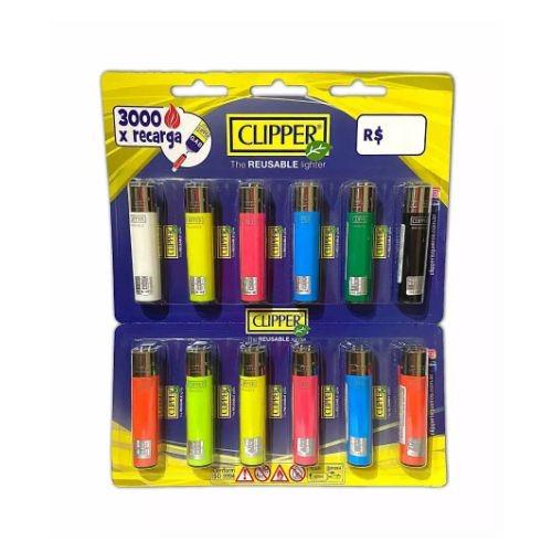 ISQUEIRO CLIPPER MICRO TRAVEL TICKETS 1 LB CT C/ 12 REF CP22RH 253