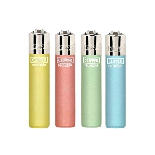 ISQUEIRO CLIPPER MAXXI CRYSTAL PASTEL LB C/ 24 REF CP11R 235