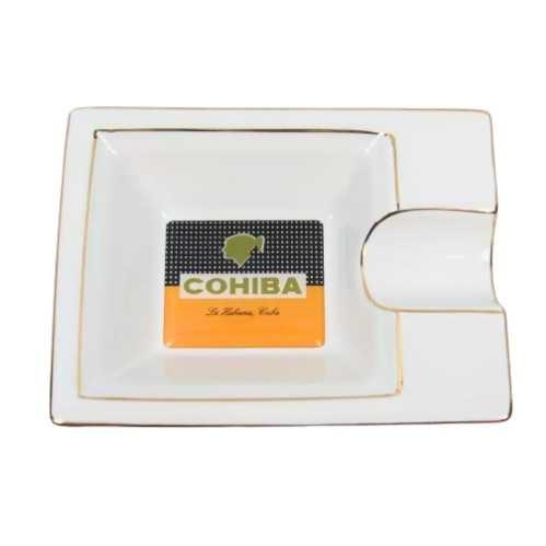 CINZEIRO PARA CHARUTO COHIBA QUADRADO CERAMICA  P/ 1 REF. G280B