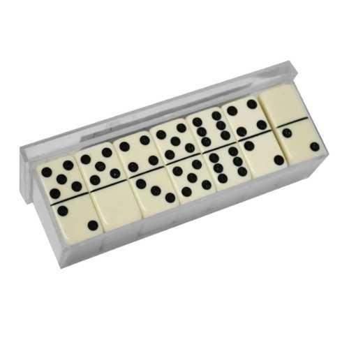 JOGO DE DOMINO POLIESTER BRANCO