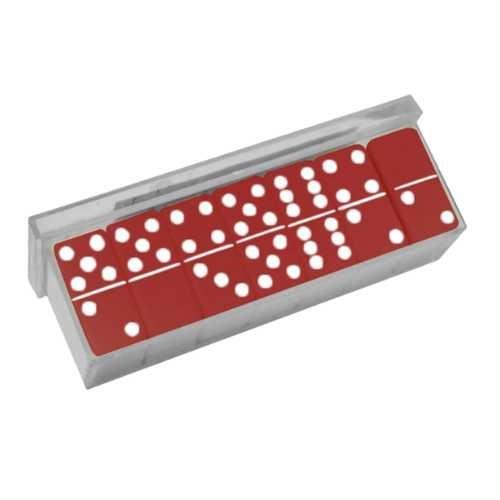 JOGO DE DOMINO POLIESTER VERMELHO