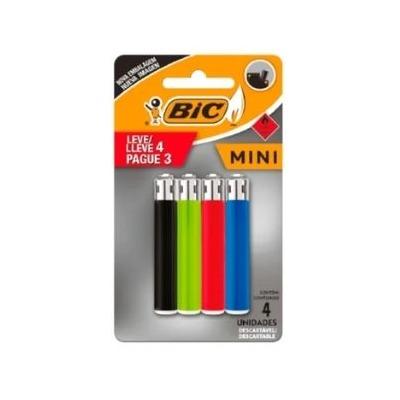 ISQUEIRO BIC LISO MINI CT/4