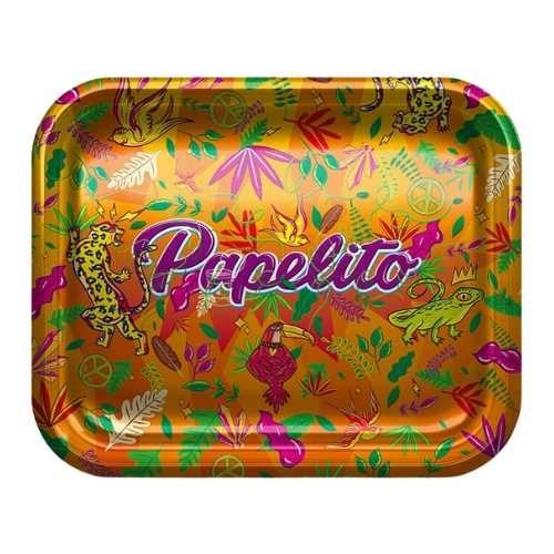 BANDEJA PAPELITO METAL FAUNA E FLORA GD REF 460