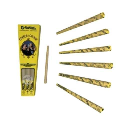 SEDA G-ROLLZ CHEECH E CHONG BAMBOO UNBLEACHED CONE