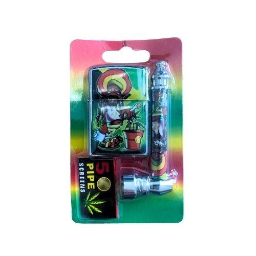 KIT MOON ISQUEIRO PIPE E TELA REF: MB057