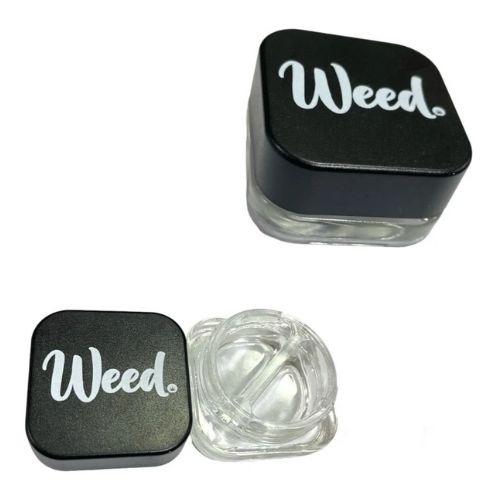 SLICK VIDRO WEED QUADRADO C/ DIVISORIA 9ML *