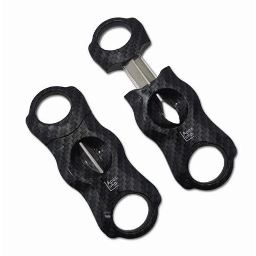 CORTADOR DE CHARUTO EM METAL E FIBRA DE CARBONO APEX REF APBCD086-1