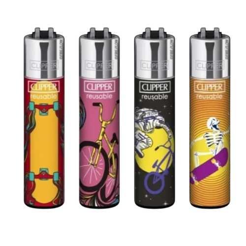 ISQUEIRO CLIPPER MAXXI BMX SKATE CX C/24