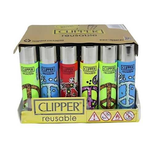 ISQUEIRO CLIPPER MAXXI PEACE ANYWHERE CX C/24