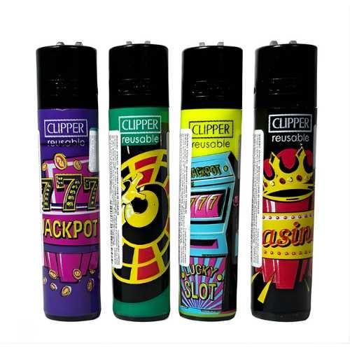 ISQUEIRO CLIPPER MAXXI CASINO NIGHTS 2 CX C/24