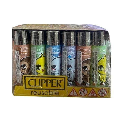 ISQUEIRO CLIPPER MAXXI CUTE PETS FF  CX C/24