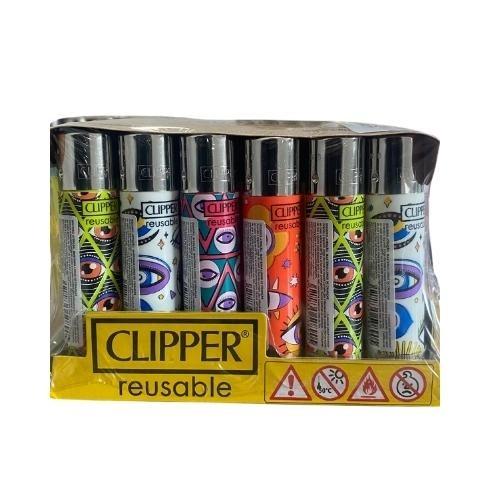 ISQUEIRO CLIPPER MAXXI LOOK AT ME   CX C/ 24