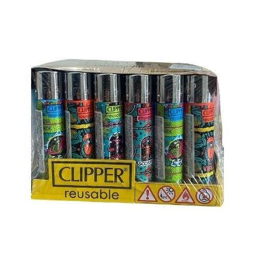 ISQUEIRO CLIPPER MAXXI ZODIAC 5B CX C/ 24