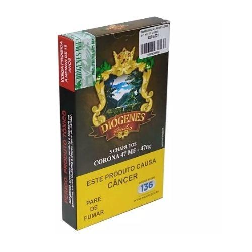 CHARUTO DIÓGENES CORONA 47 MEDIUM FILLER C/ 5