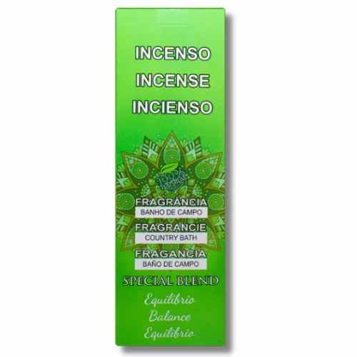INCENSO HINDUS BANHO DE CAMPO C/ 8 *