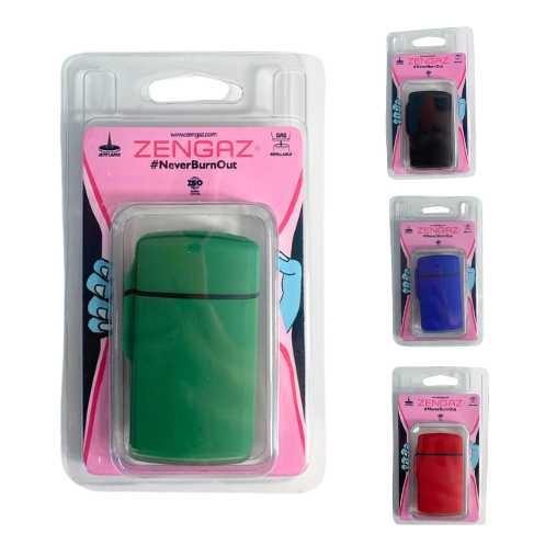 ISQUEIRO ZENGAZ MAXI JET BLISTER CORES - REF. ZL - 10B - BL 