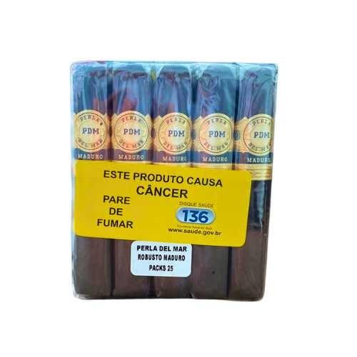 CHARUTO PERLA DEL MAR ROBUSTO MADURO mc C/25 - REF. PDM-302
