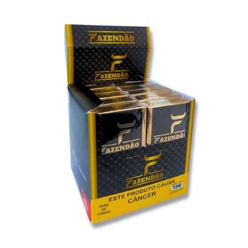 CIGARRO DE PALHA FAZENDÃO OURO C/PITEIRA E FILTRO 10X20 *