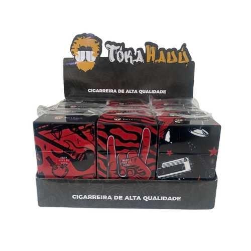 CIGARREIRA PLÁSTICA P/ 20 CIGARROS - REF. TOK-A0002
