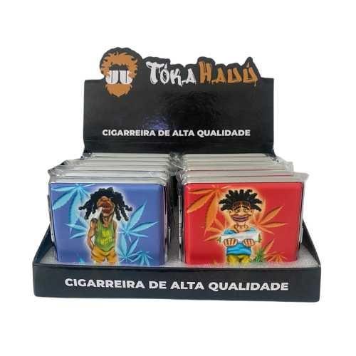 CIGARREIRA METAL MIXED DESIGNS - REF. TOK-H1007