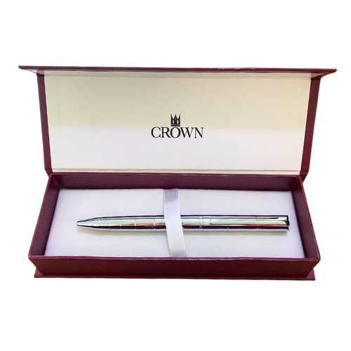 CANETA CROWN PARAGON ESFEROGRÁFICA PRATA - REF. 6279 *