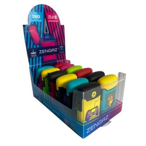 ISQUEIRO ZENGAZ MEGA JET BICOLOR REF. ZL-3B