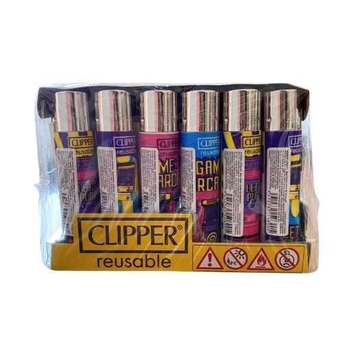 ISQUEIRO CLIPPER MAXI GAMER 2 LIFE CX/24