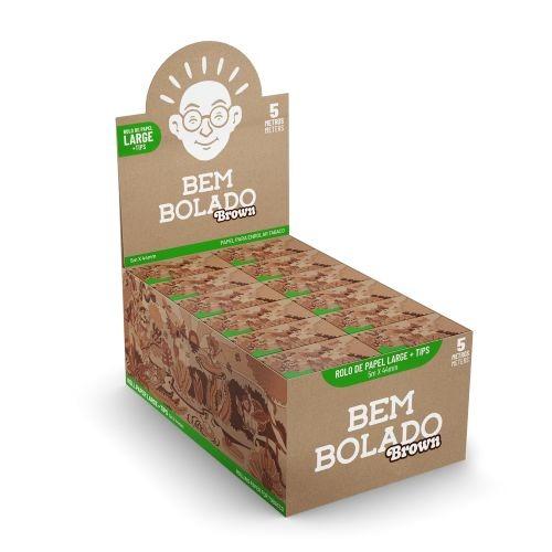 SEDA BEM BOLADO ROLLS BROWN+TIPS 5M C/24