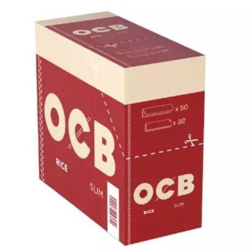 SEDA O.C.B RICE VERMELHA SLIM K.S C/50