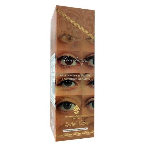 INCENSO SHANKAR TIRA INVEJA LINHA OURO C/ 8