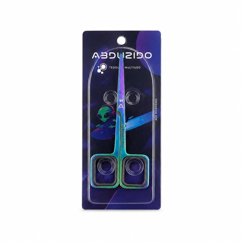 TESOURA ABDZ CONFORT METAL RAINBOW