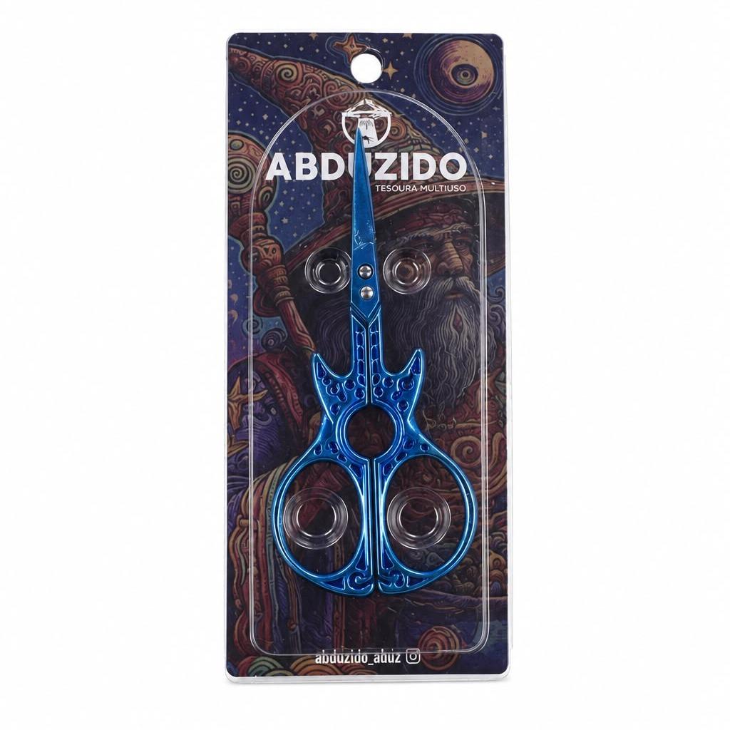 TESOURA ABDZ GUITAR METAL BLUE