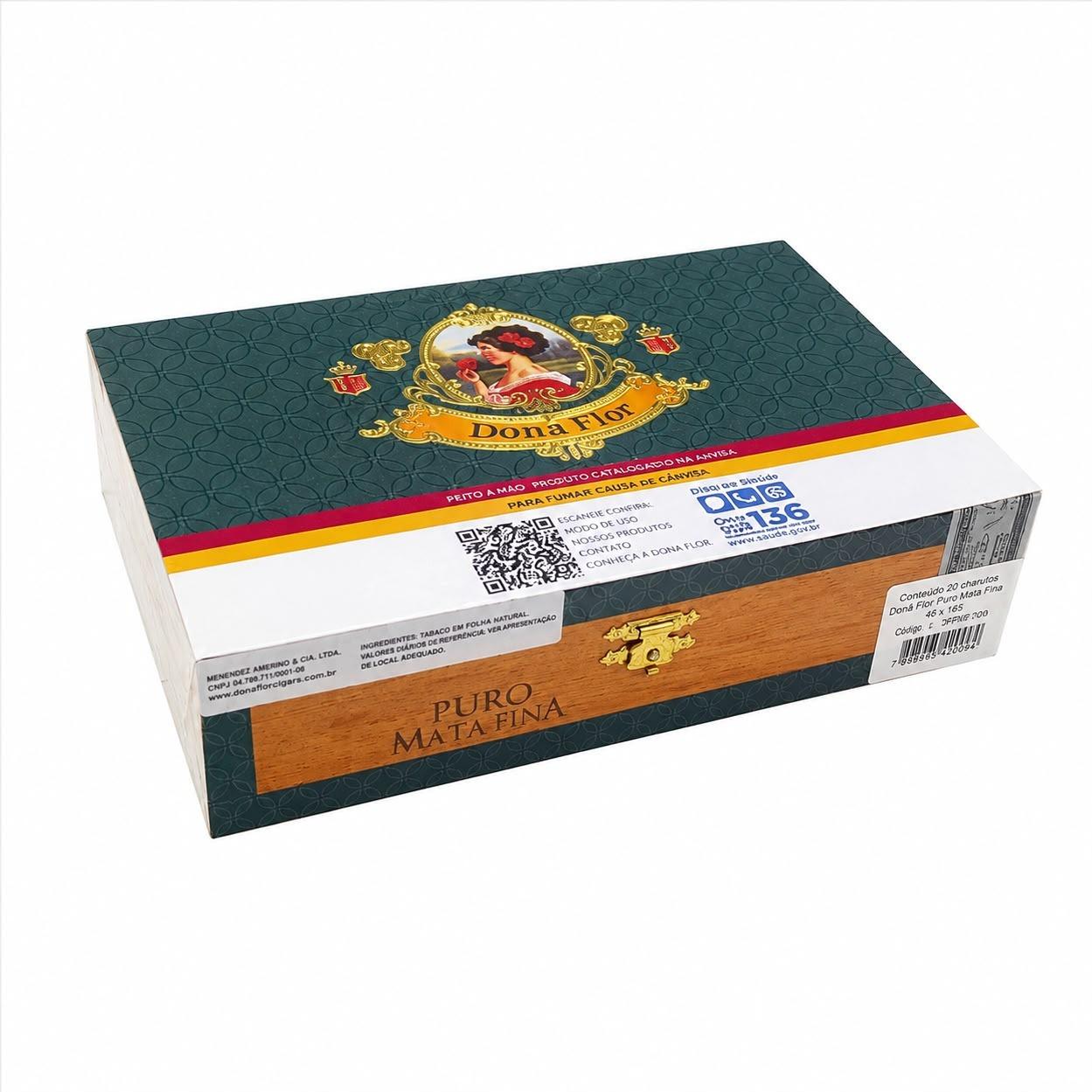 CHARUTO DONA FLOR PURO ROBUSTO MF CX/20