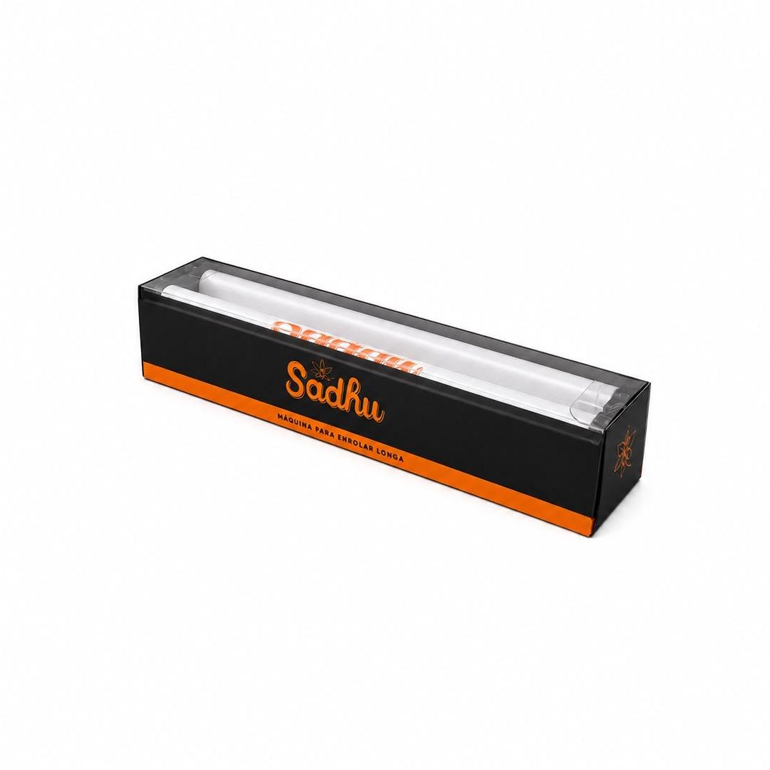 MAQUINA PARA CIGARRO SADHU PLASTICA LONGA 140MM - REF. TN-408SDU