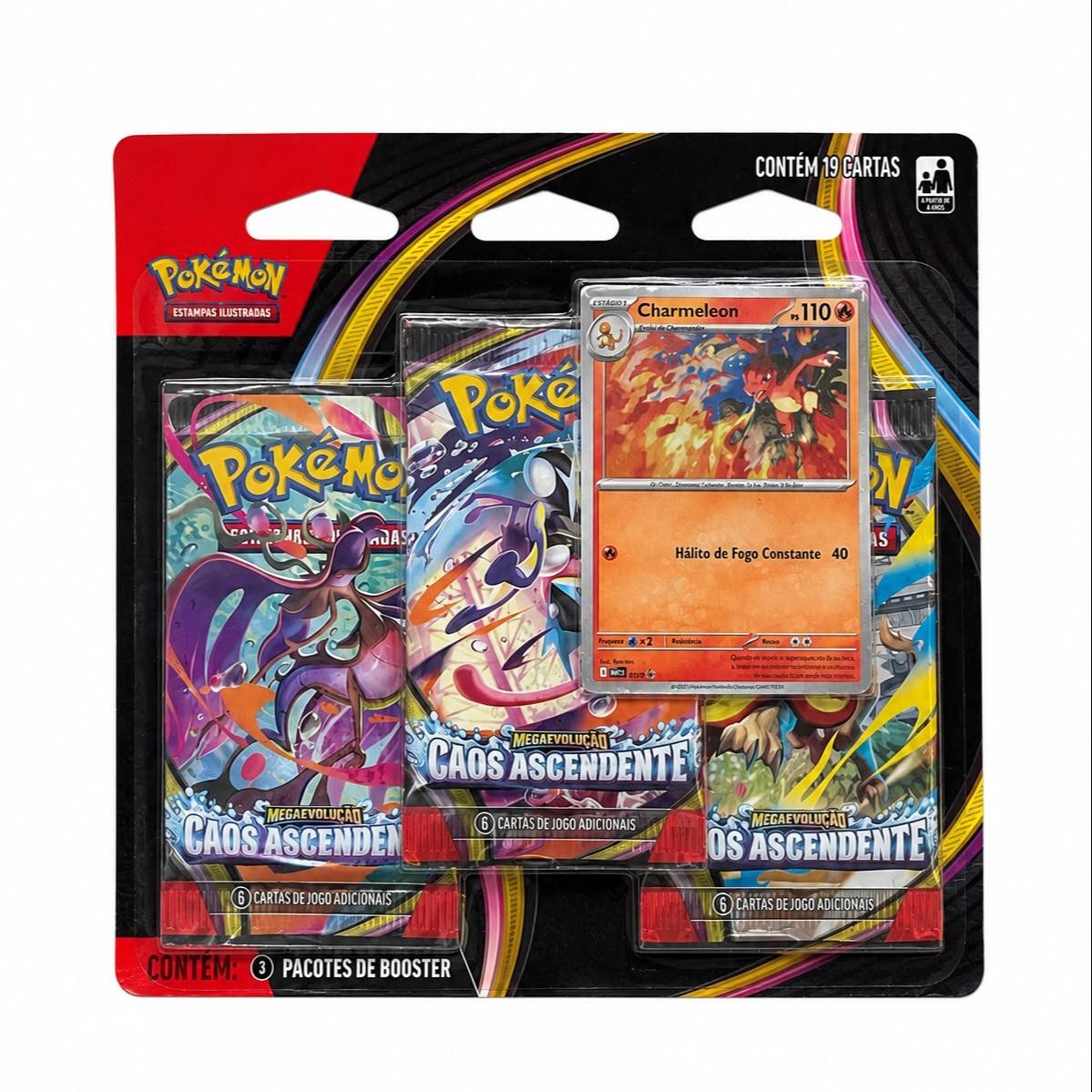 PACOTE BOOSTER MEGA EVOLUÇÃO CAOS ASCENDENTE C/19
