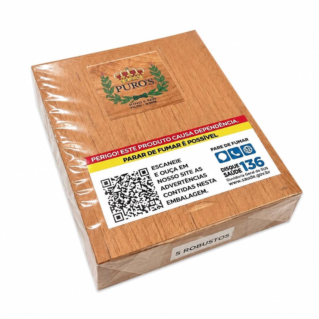 CHARUTO PUROS ROBUSTO MF CX/5