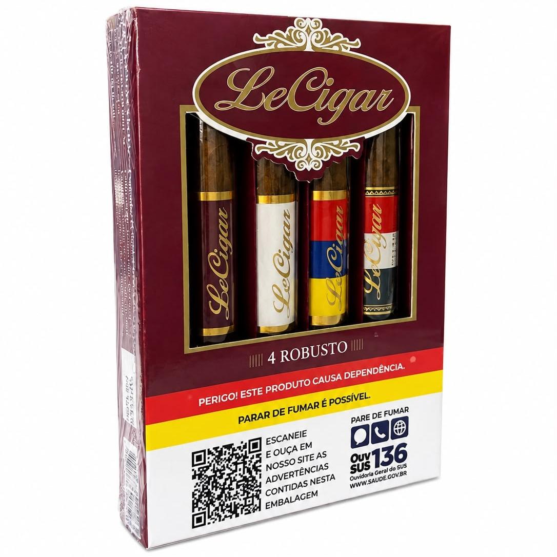 CHARUTO LE CIGAR ROBUSTO COLLECTION C/4