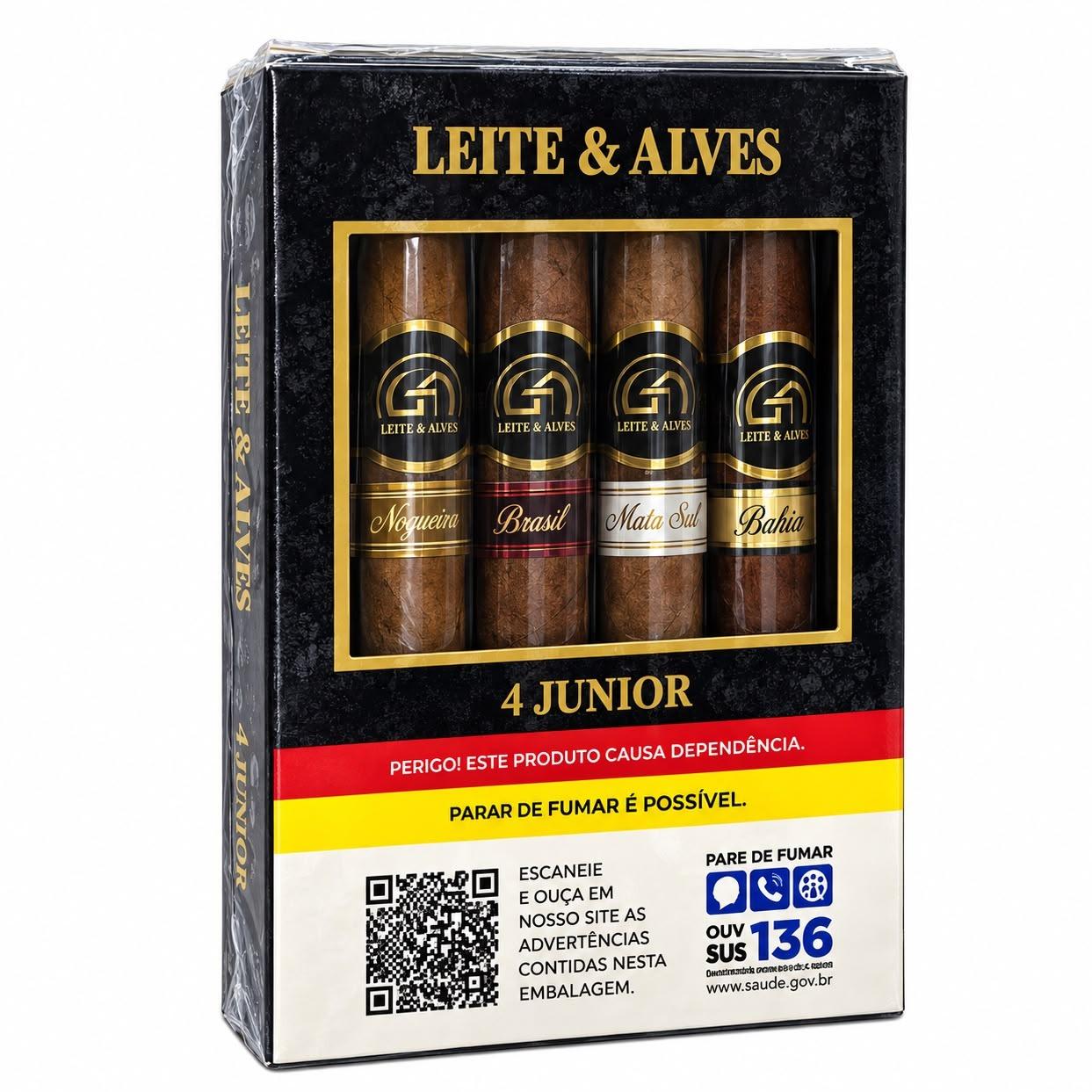 CHARUTO LEITE & ALVES JUNIOR CX/4
