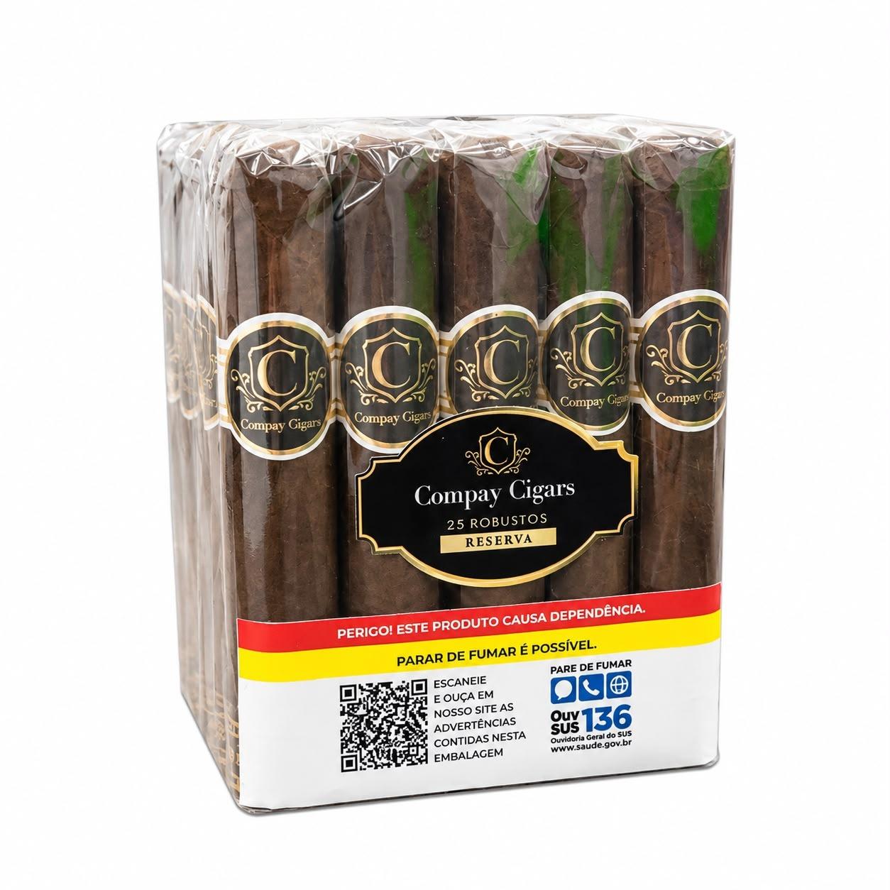 CHARUTO COMPAY CIGARS ROBUSTO RESERVA MC/25