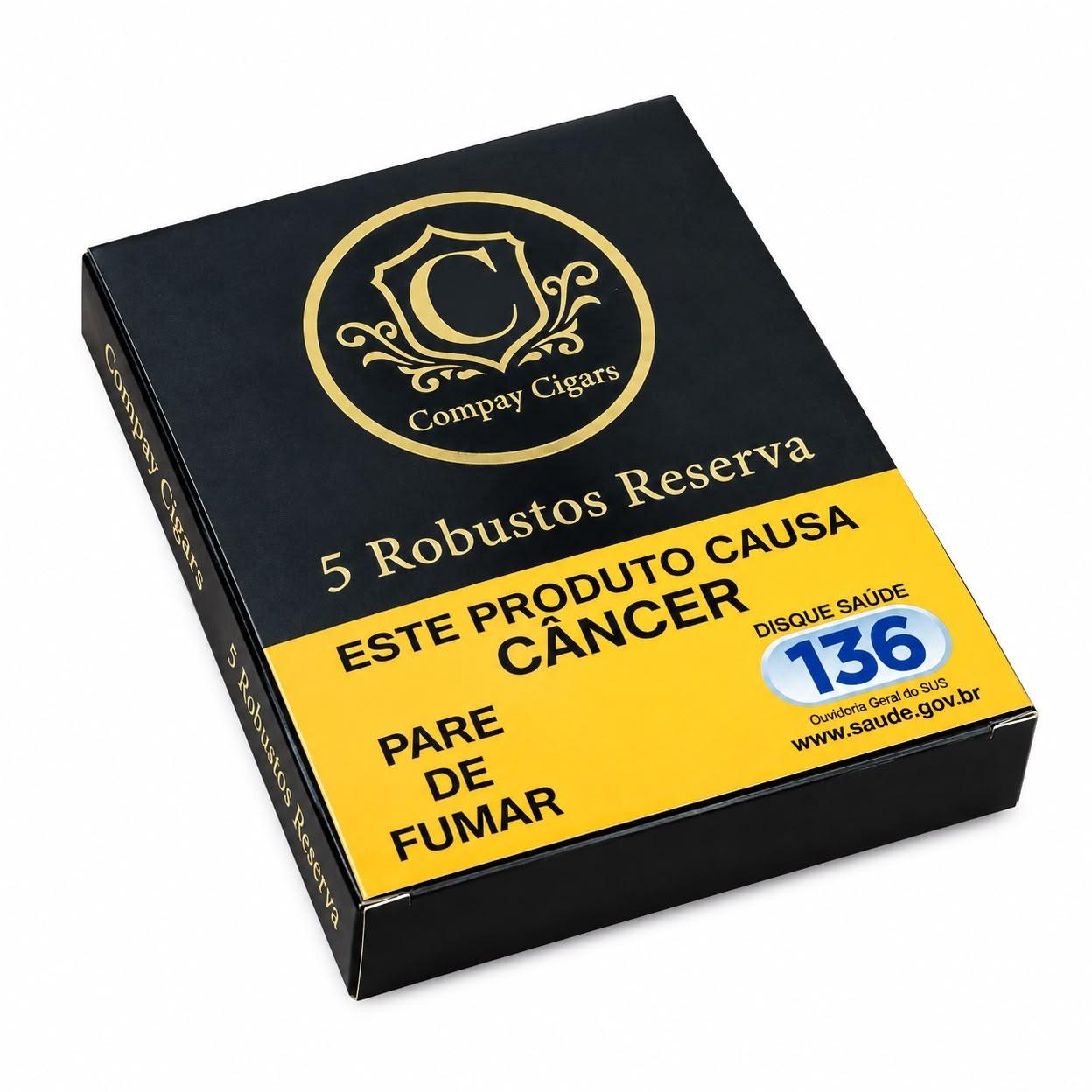 CHARUTO COMPAY CIGARS ROBUSTO RESERVA CX/5