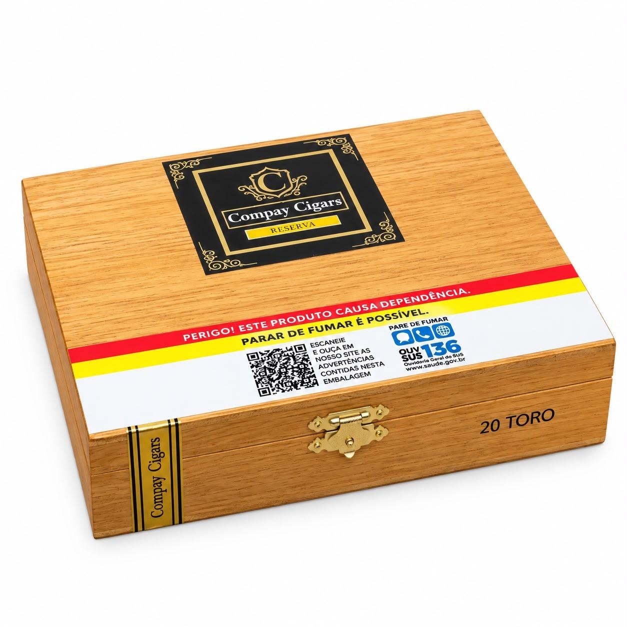 CHARUTO COMPAY CIGARS TORO RESERVA CX/20