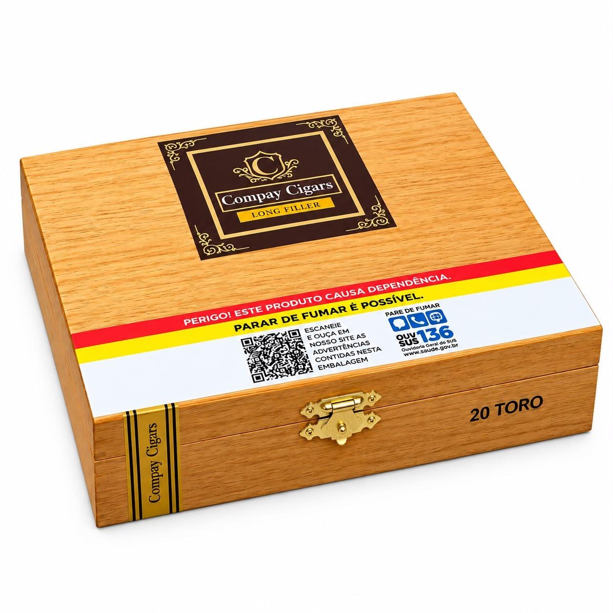 CHARUTO COMPAY CIGARS TORO LONG FILLER CX/20